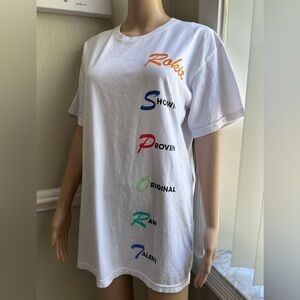 ROKIT T SHIRT MEN WHITE LARGE NWOT